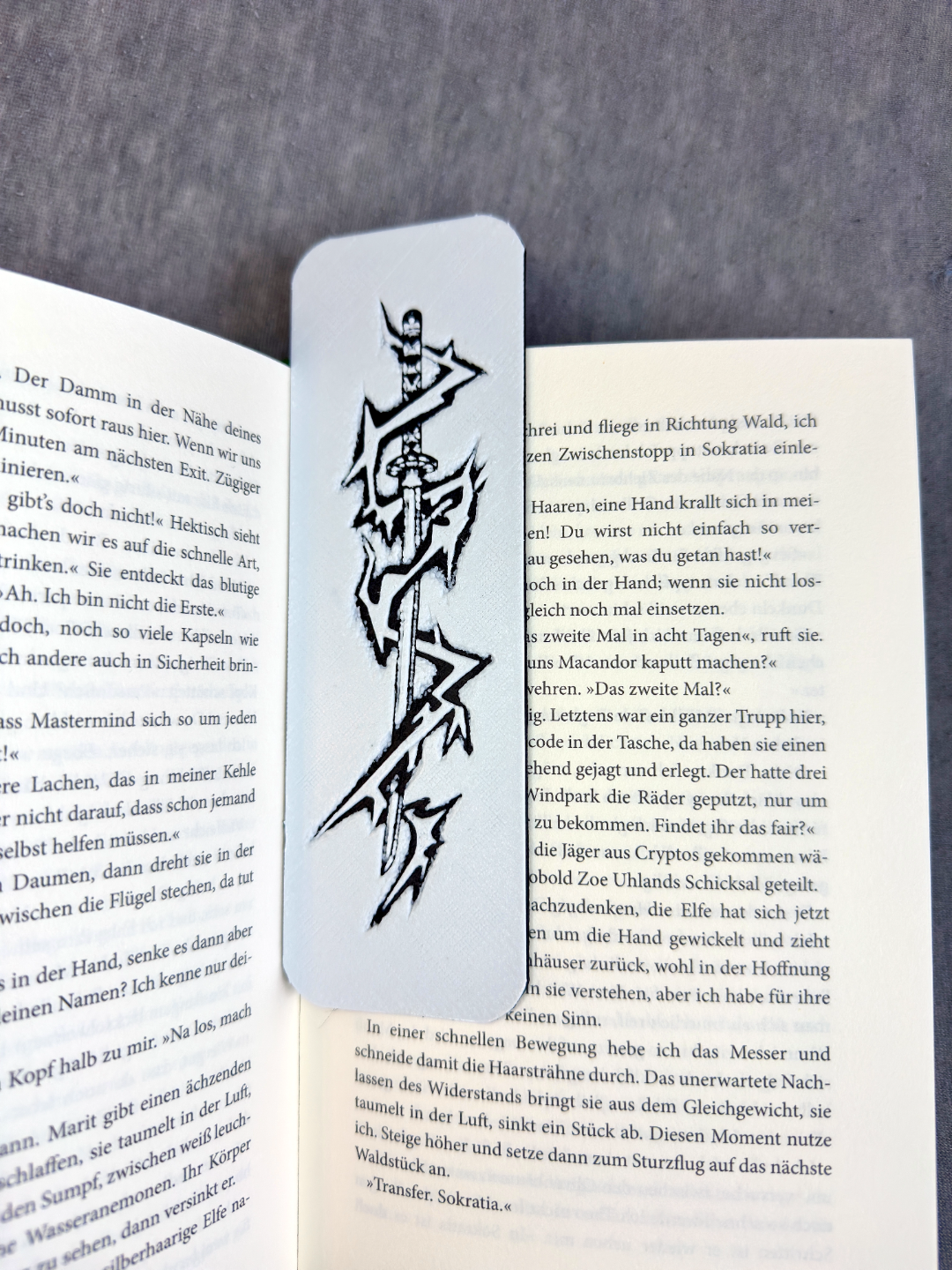 Epic Sword Bookmark Set|HueForge|Fantasy - Samurai