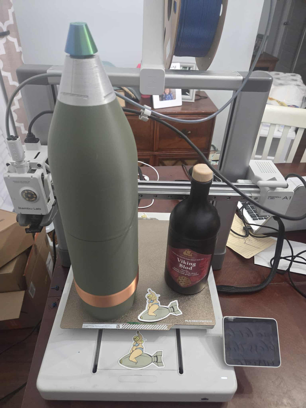 105mm HE Bottle Bunker w/PD fidget fuze