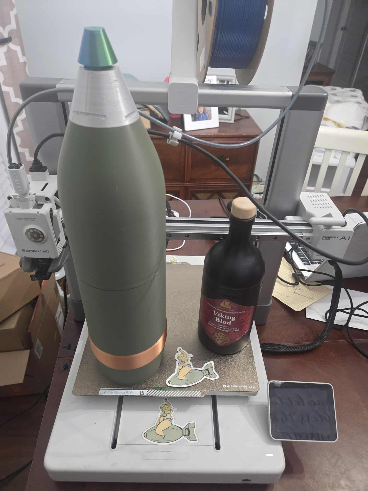 105mm HE Bottle Bunker w/PD fidget fuze