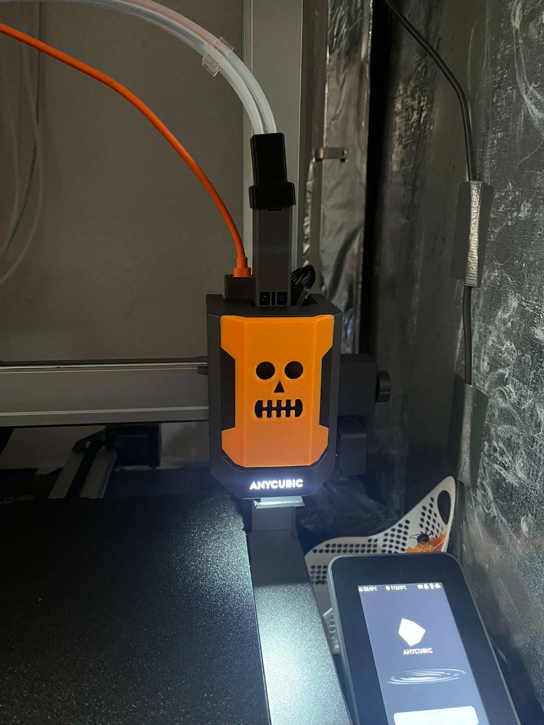 Anycubic Kobra 3 cover hotend, halloween, crazy