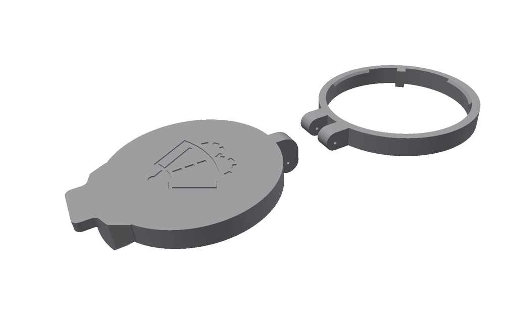 Opel Insignia - washer fluid cap