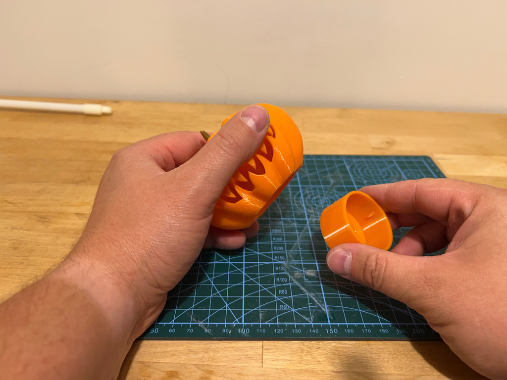Halloween Pumpkin tea_light Lantern
