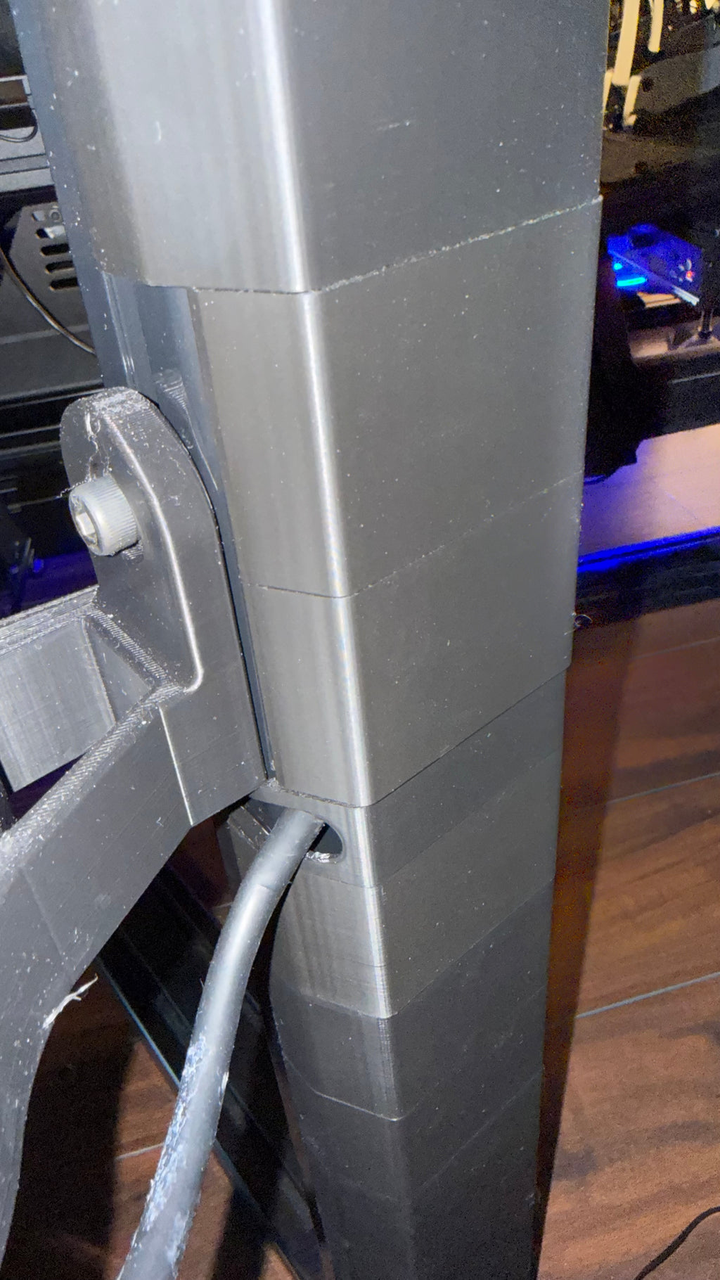 Sim Rig cable management.