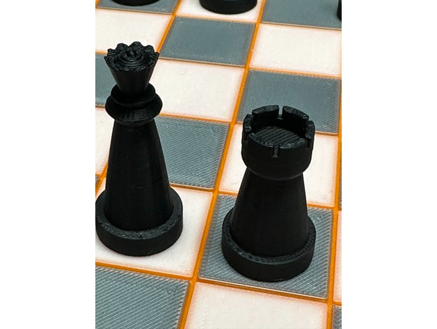 Simple Chess Pieces
