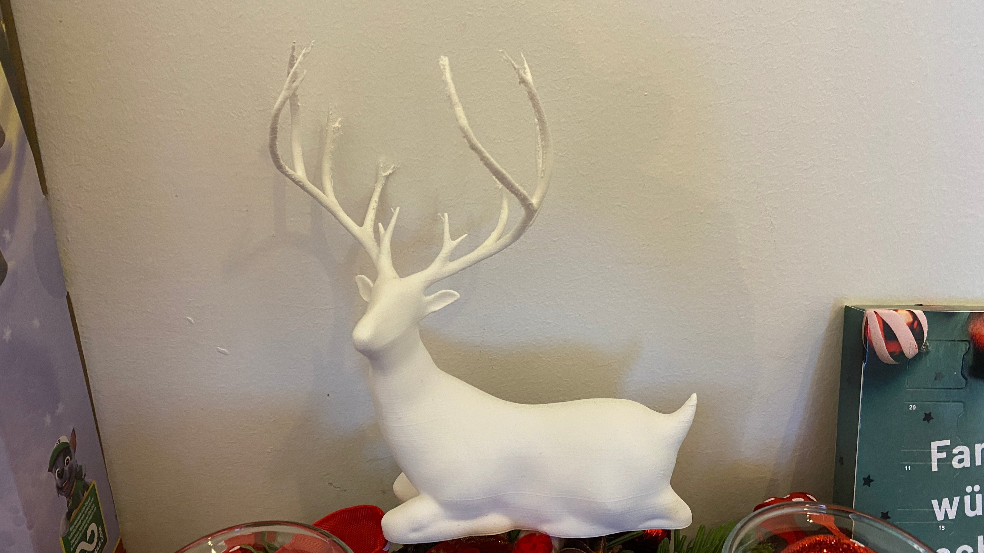 Laying Christmas Deer