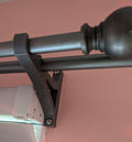 Dual Curtain Rod Holder
