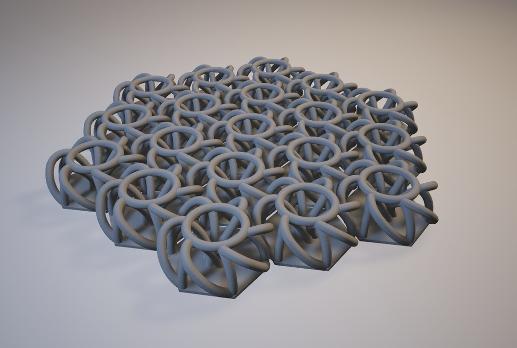 Space Fabric Hexagons