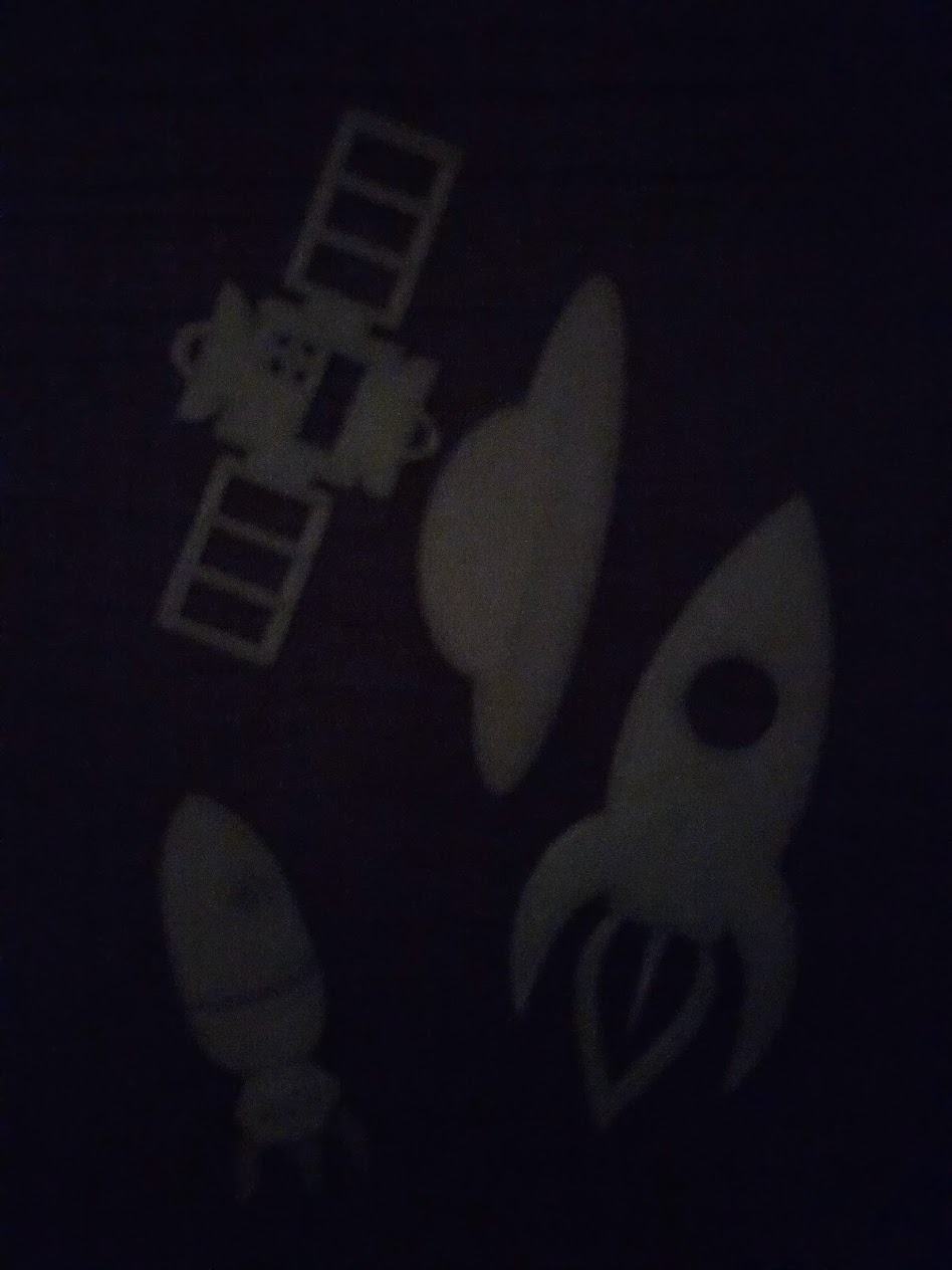 Glow in the Dark Rockets, Satellites and UFO Set