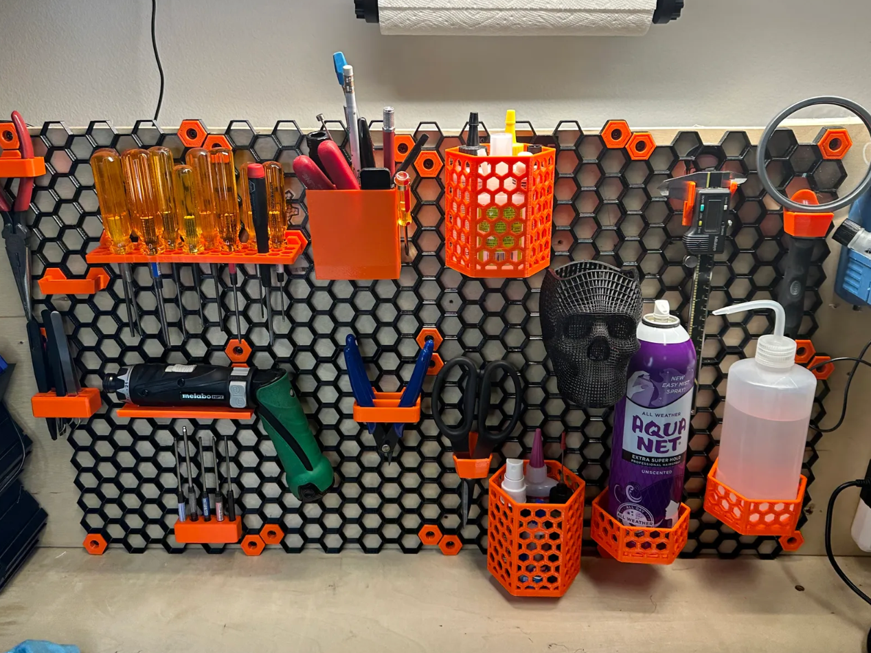 Honeycomb Storage Wall Panel System