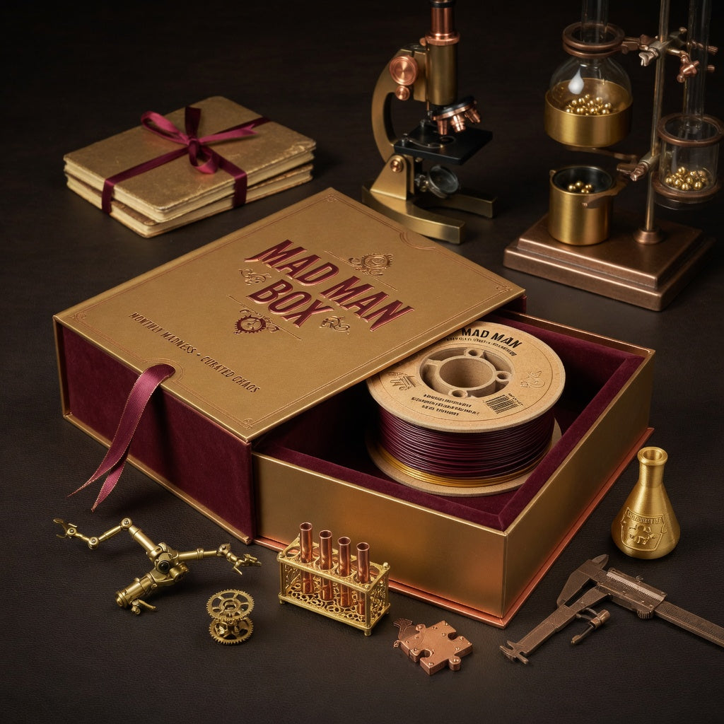 Mad Man Box gold edition — limited filament crate