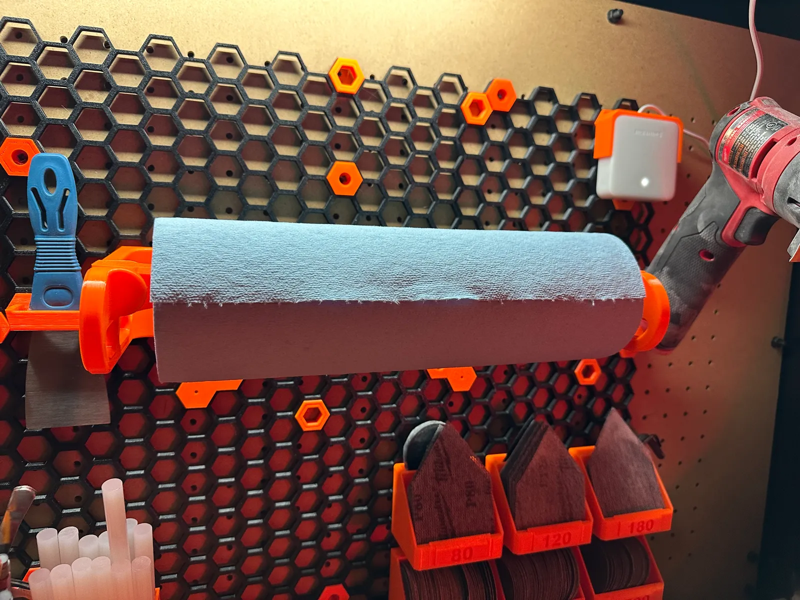 Print-in-Place "Quickreload" Paper Towel Holder