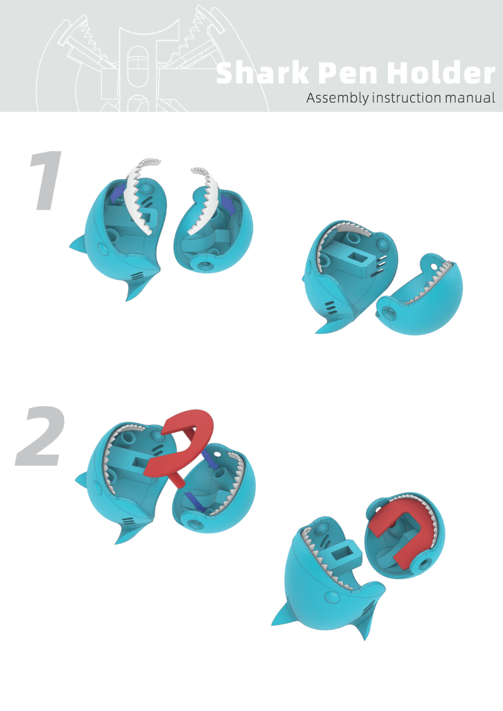 Shark Pen Holder