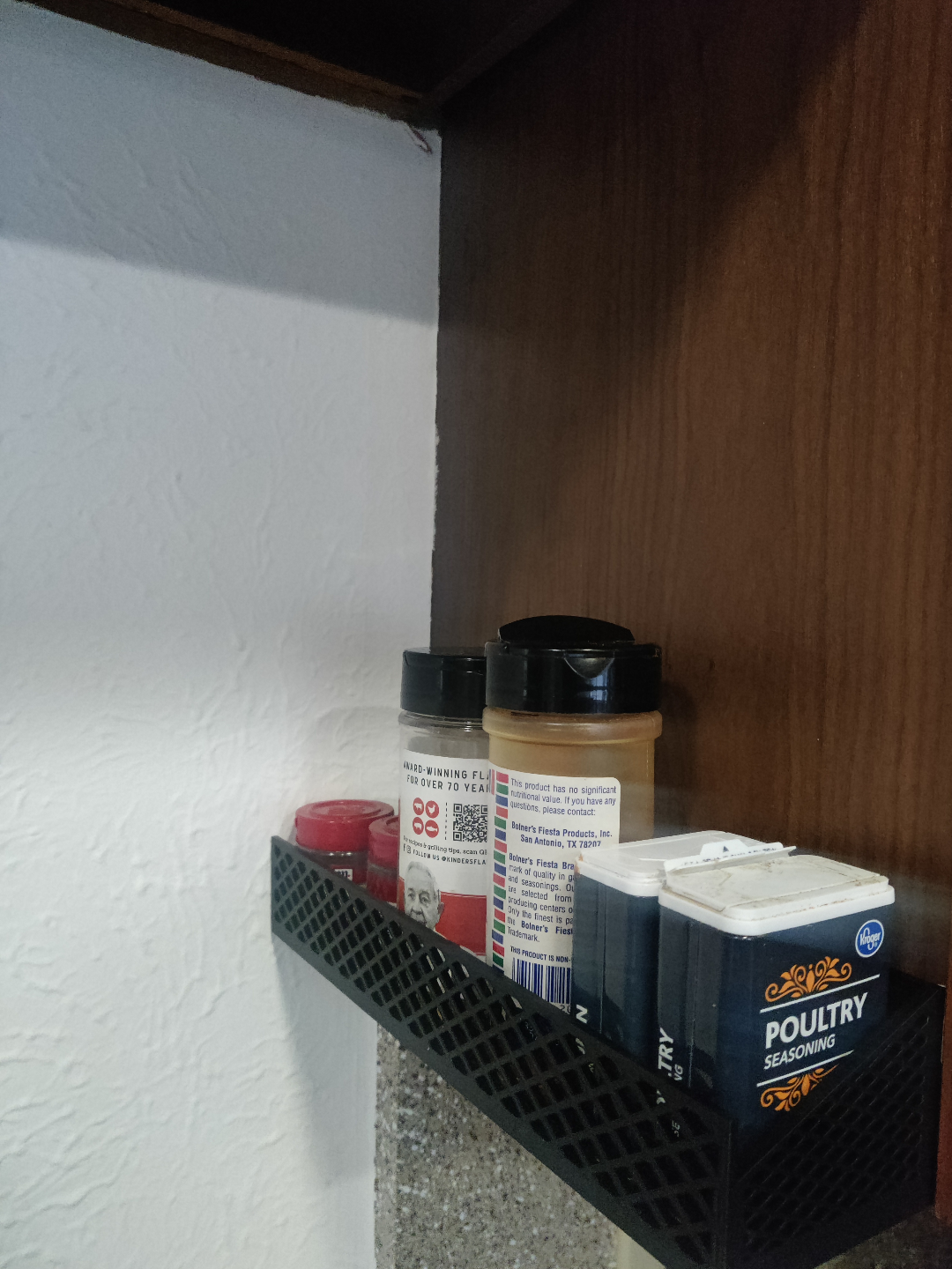 Wall Mounted Spice Rack (Short Back)