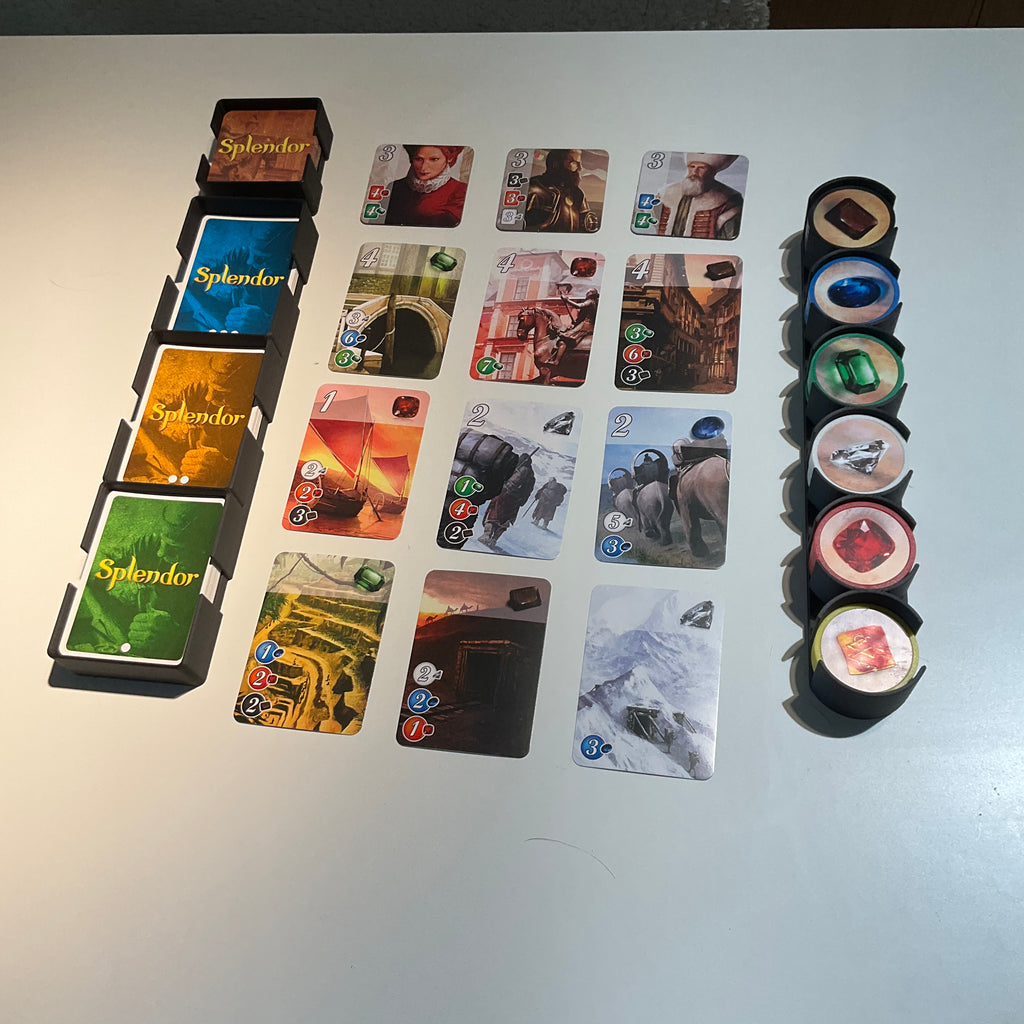 Board Game Chip and Card Holder