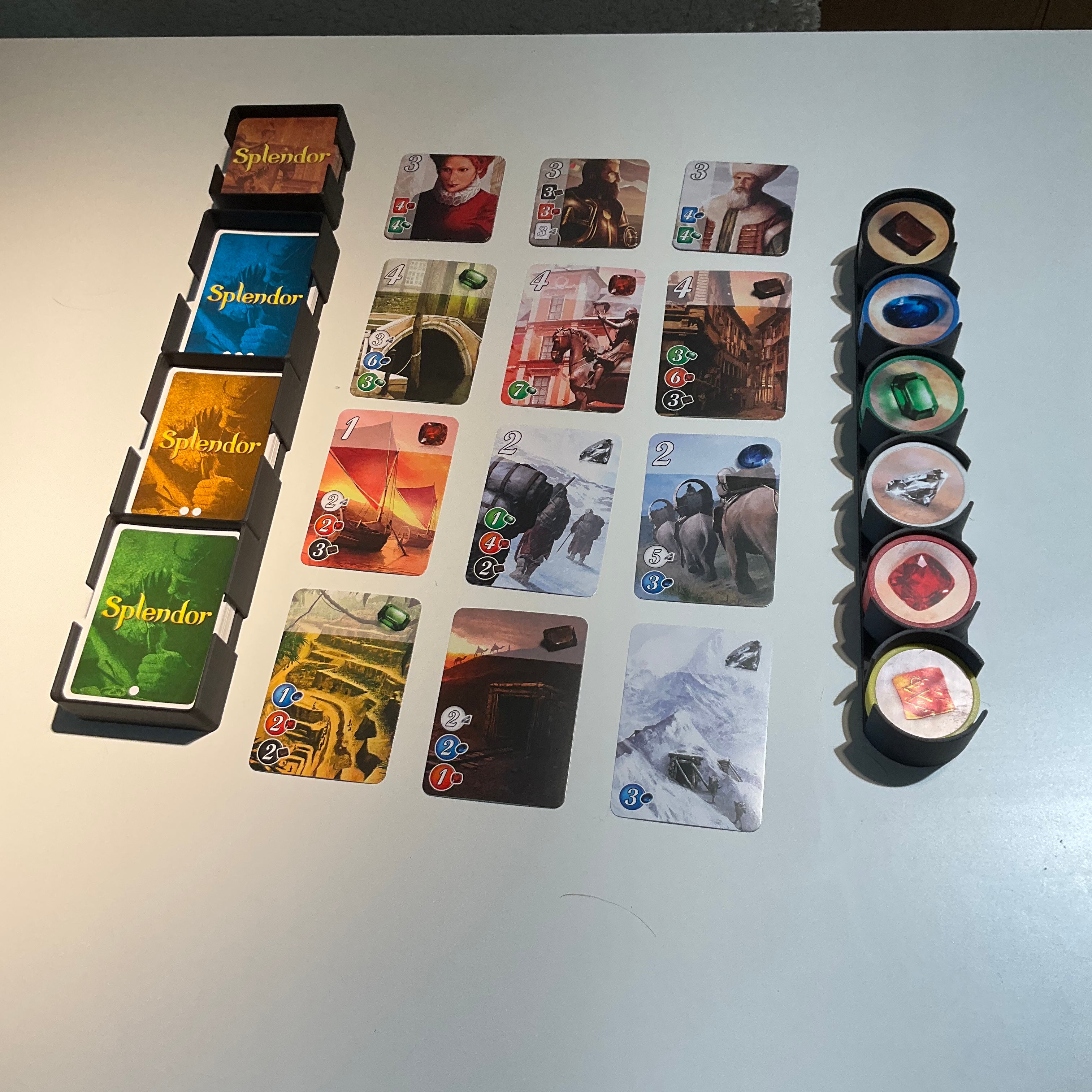 Board Game Chip and Card Holder