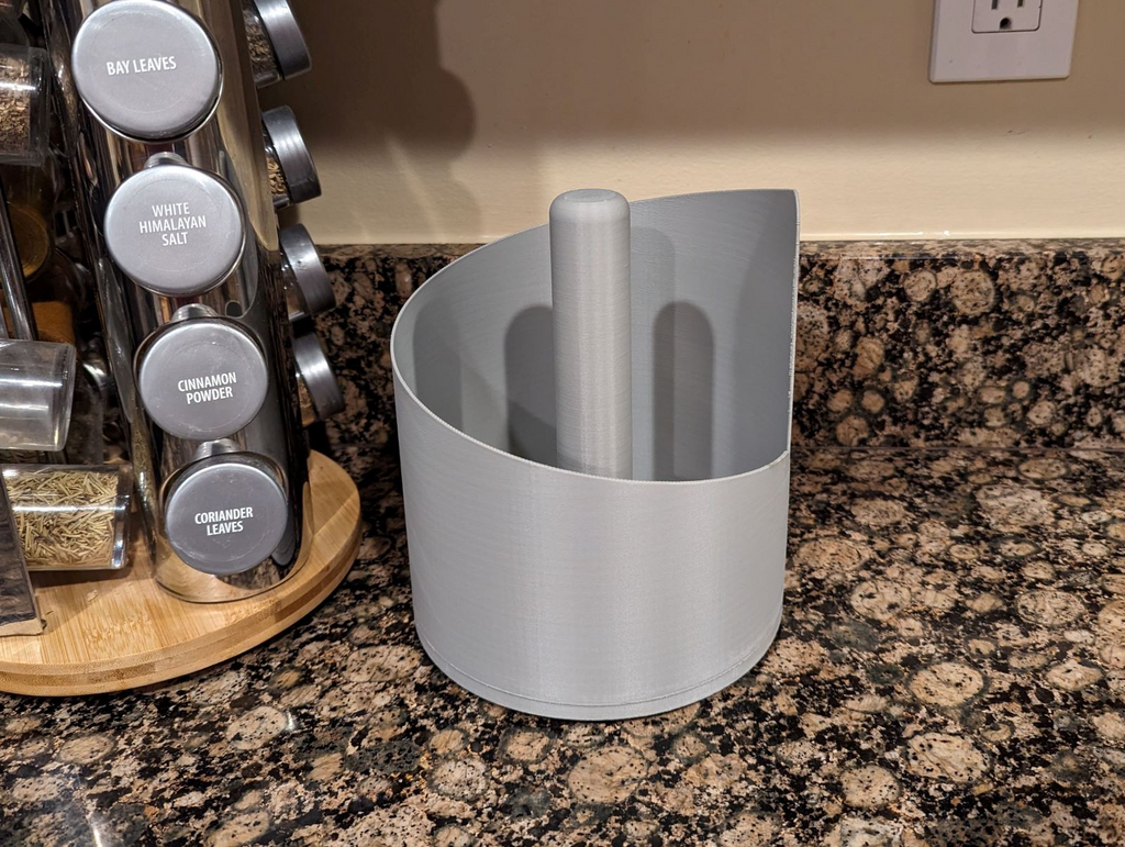 Spiral Vertical Paper Towel Holder